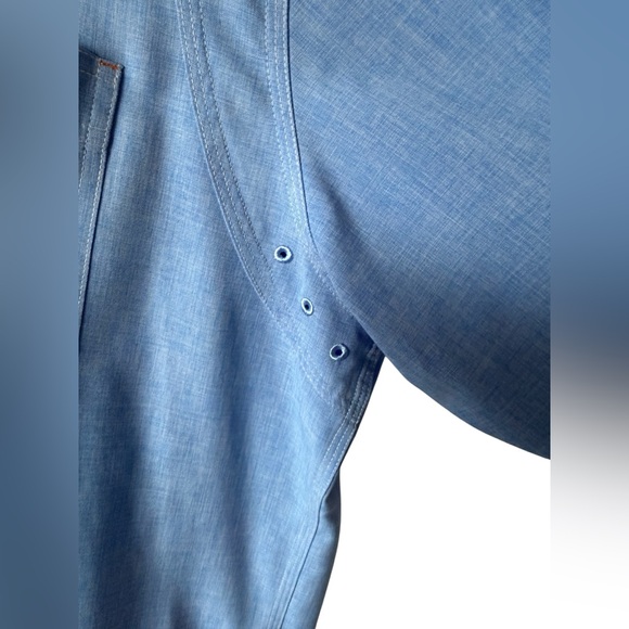 Orvis Fishing Shirt Mens XL Blue Technical Performance Outdoor NWOT - Picture 3 of 10